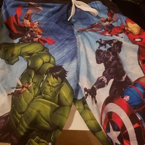 Marvel swim trunks size large